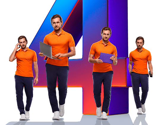 Великолепная четверка Ростелеком в деревня Летово (Москва)